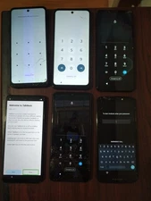 Lot of 6 Hybrid model Motorola Moto XT 2311DL /XT 2213DL and other For parts