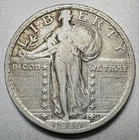 1917  TYPE 2  STANDING LIBERTY QUARTER  VERY FINE