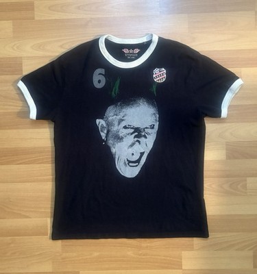 The Prodigy Keith Flint Ringspun Allstars Ringer Black T Shirt Men XL Rare