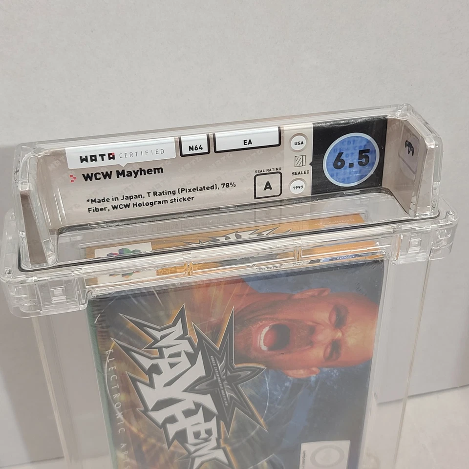 NINTENDO 64 WCW MAYHEM WATA 6.5 A FACTORY SEALED VGA N64 Pop 3 - Image 4 of 4