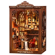 AEVORA Book Nook Kits 3D Wooden Puzzles for Adults Crafts Miniature Dollhouse...