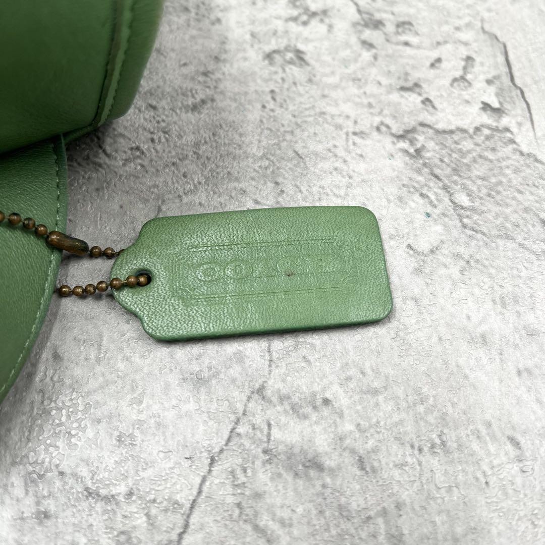 バッグ Vintage Coach Bantam mini Bantam Green Coach Vintage Bantam Handbag Backpack Mini Bottle Green