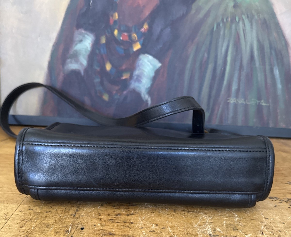 Vintage Coach Black Ridgefield Bag Crossbody 9812 for sale