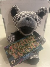 Grateful Dead Bean Bear AUGUST WEST Liquid Blue 1998 Stuffed Plush Beanie w/ tag