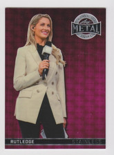 Marketplace image: 2026 Leaf Metal Women of Sport LAURA RUTLEDGE Stainless Pink Superfractor 1/1