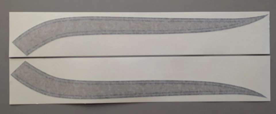 Calcomanías a rayas de tanque de gasolina Honda CB450K 1969-1972 Foto 3 de 4