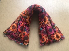 rice heating  pad hotcold shoulder neck wrap pack 21x6”SUNFLOWERS FLORAL