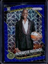 Dominique Malonga 2025 Panini Prizm WNBA #144 Rookie Blue Velocity Prizm Qty Ava