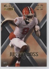 2022 Wild Card MATTE X-Plode Black - Orange X Justyn Ross #MXP-28 Rookie RC 1a7j. rookie card picture
