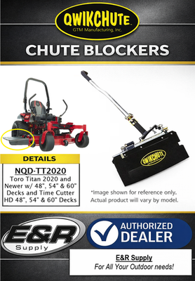 #ad Qwikchute for Toro Titan My Ride 48quot; 54quot; 60quot; 2020 and Later Models NQD TT2020 $396.77