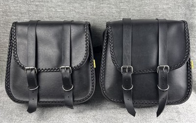 Willie & Max Braided Saddlebags SB230 w/ 50 Heavy Duty Zip Ties