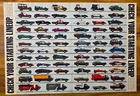 VINTAGE 1970 REDLINE HOT WHEELS 71 CAR CHECKLIST 442 CORD SPOILERS ADVERTISEMENT