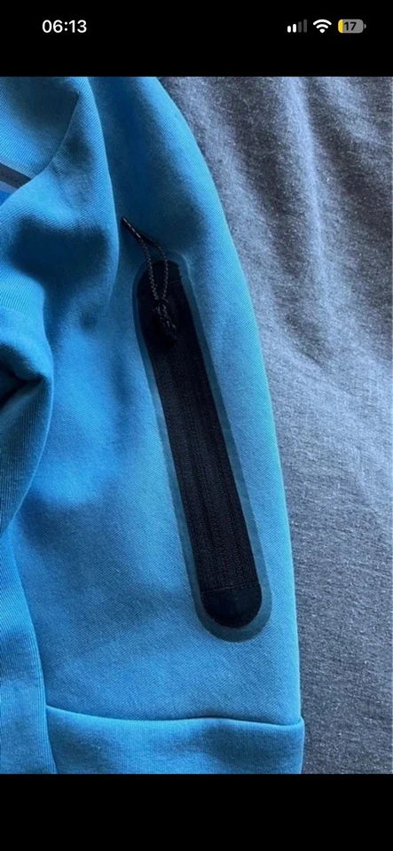 Nike Men's tech fleece in Dutch blue., photo 4 of 5