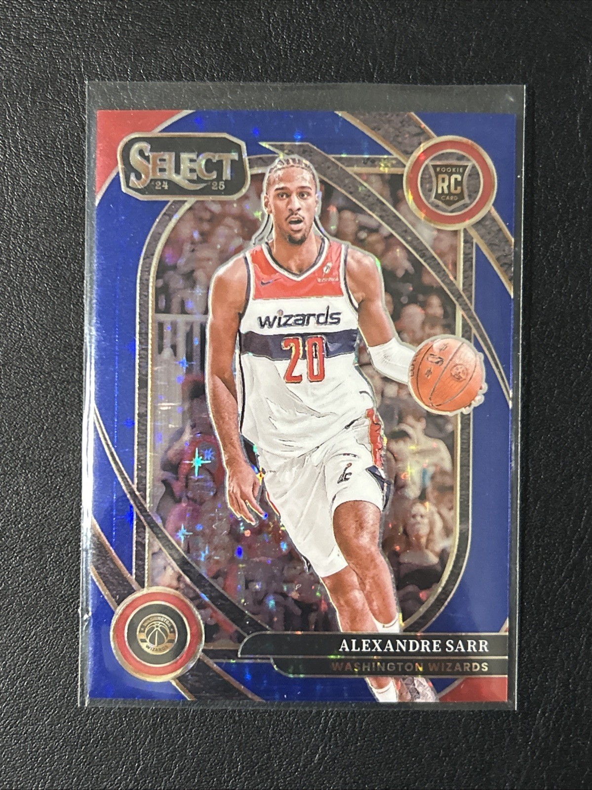 2024-25 Panini Select - Courtside Alexandre Sarr #274 Blue Star Prizm /20
