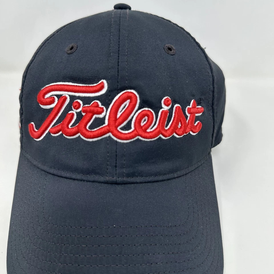 Gorra de golf Georgia Bulldogs gorra para hombre espalda a presión negra Titleist golfista bordada Foto 2 de 4