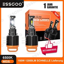 Paar H15 Tagfahrlicht Fernlicht Auto Wei LED Scheinwerfer 1:1 Xenon Halogen DE