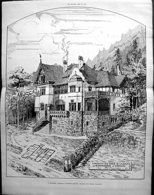 Old Builder 1896 Architecture Landhaus Modern German Country House Ot 19th