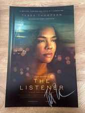 * TESSA THOMPSON * signed 12x18 poster * THE LISTENER * COA *