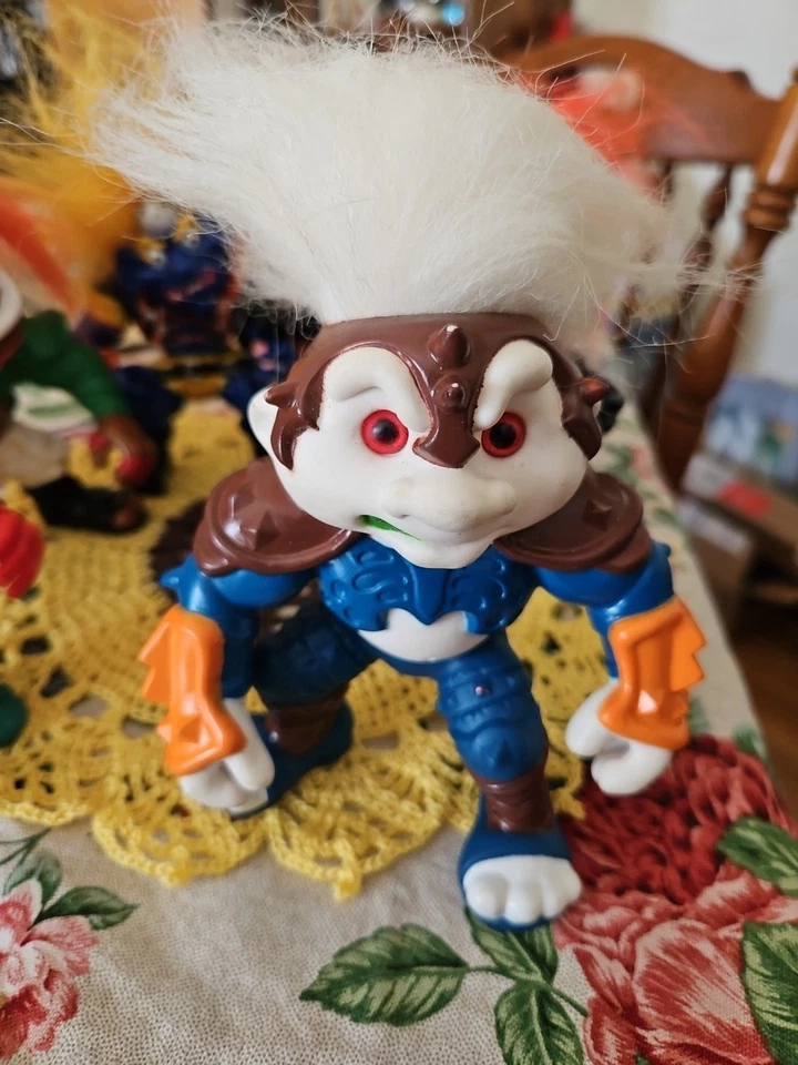 Vintage Lot Of 5 Battle Trolls  Troll Action Figures 1992 Hasbro - 5" Tall  - Image 2 of 4