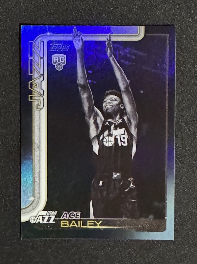 2025-26 Topps - Ace Bailey #205 Blackout Rookie RC SP