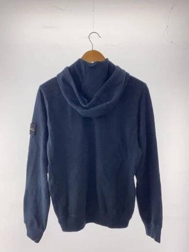 Felpa con cappuccio STONE ISLAND Zip M Cotone BLK Colore solido 