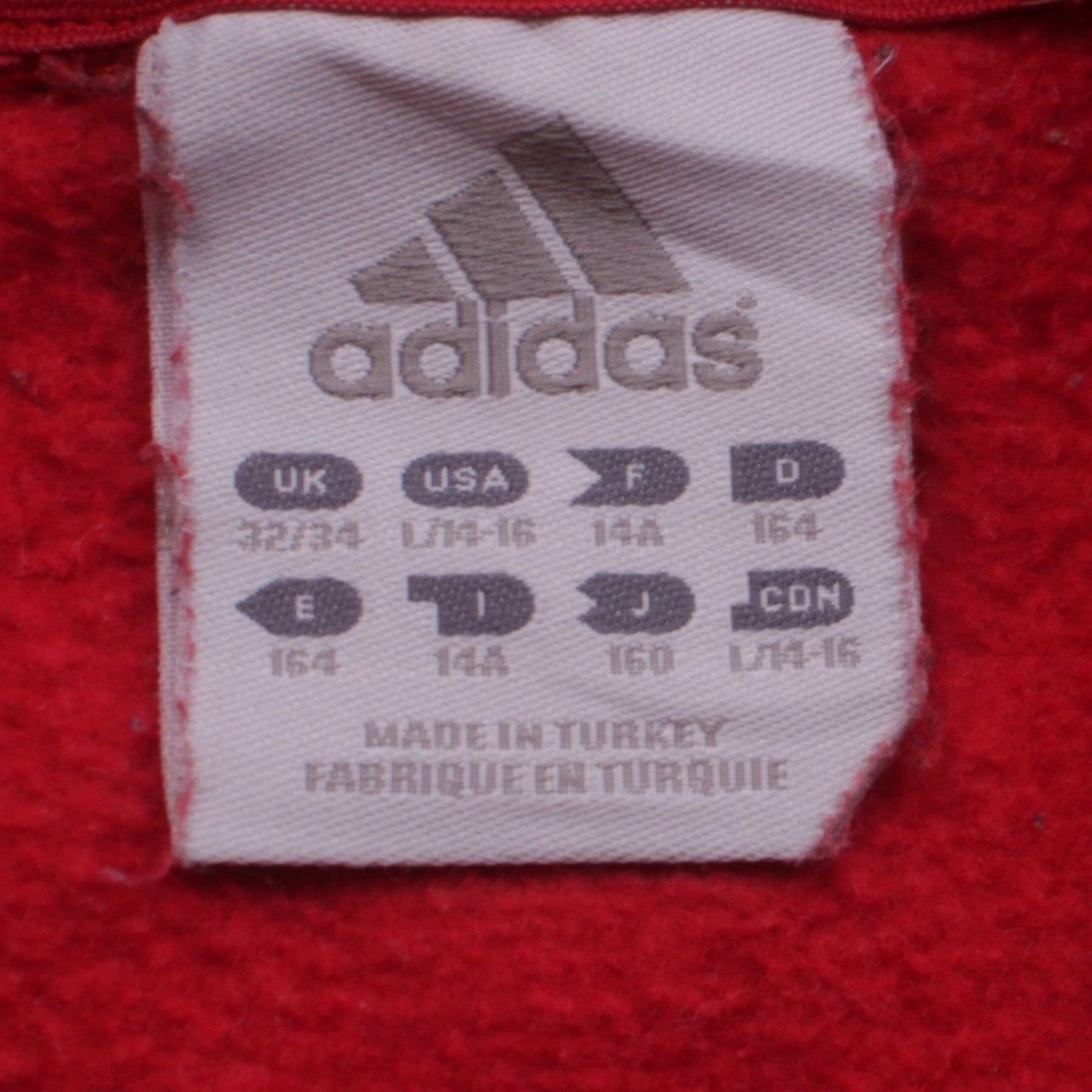 Adidas Red Sweatshirt Womens L image 4