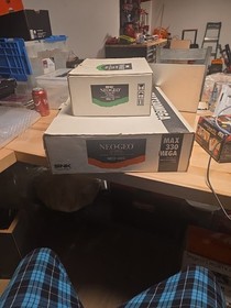 Neo Geo AES Max 330 Mega Bundle w/Paperwork + Fightstick - Tested CIB