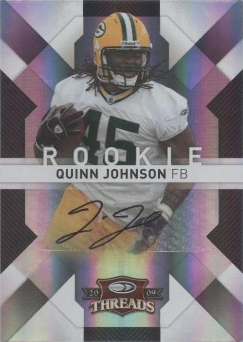 2009 Donruss Threads Quinn Johnson #181 - 1 of 2
