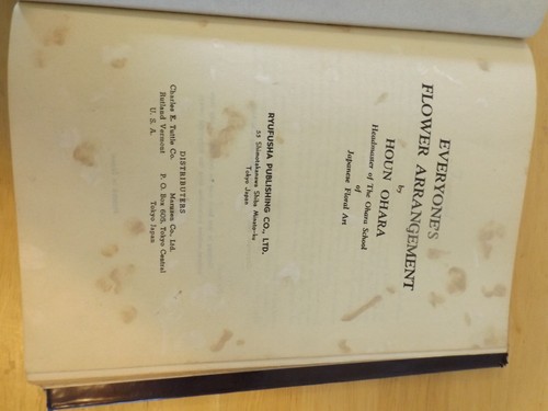 Everyone's Flower Arrangement By Houn Ohara School Japan Vtg 1957 Book - Picture 6 of 14