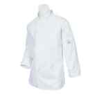 Mercer Culinary Millenia Series White Long Sleeve Women's Chef Coat - Xs