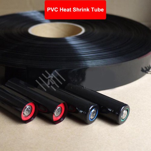 Tubo termorretráctil de PVC negro batería/cable/envolturas de cable ancho de manga 7 mm-500 mm - Imagen 3 de 7