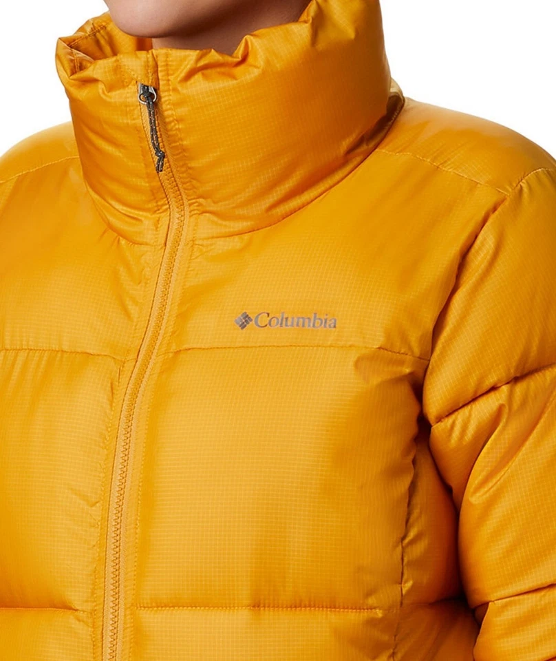 Chaqueta de invierno Columbia Puffect resistente al agua amarilla XL PRECIO DE VENTA SUGERIDO POR EL FABRICANTE $ 160 NUEVA CON ETIQUETAS Foto 2 de 3