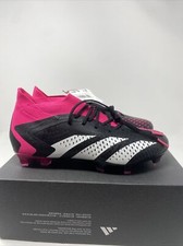 Adidas Predator Accuracy.1 FG Soccer Cleat Black Pink GW4569 Men's 6 Womens 7