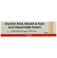 Demelan Cream Glycolic Acid Arbutin Kojic Acid For Hyper Pigmentation : 20 Gram