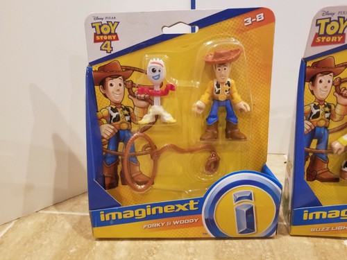 IMAGINEXT DISNEY PIXAR Toy Story 4 Forky, Woody, Jessie, Buzz Lightyear - Picture 2 of 4