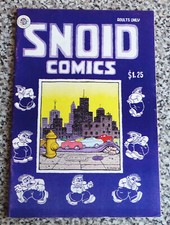 R. Crumb Snoid Comics No 1  Kitchen Sink 1979 1st Print Zap! Weirdo Underground