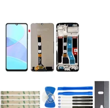 For OPPO Realme C51 RMX3830 LCD Display Touch Screen Digitizer Assembly + Frame