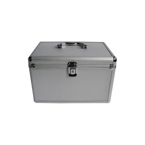 1 x CD DVD Storage DJ Case for 120 Disc Silver Aluminium Numbered Hanging Sleeve - Picture 4 of 24