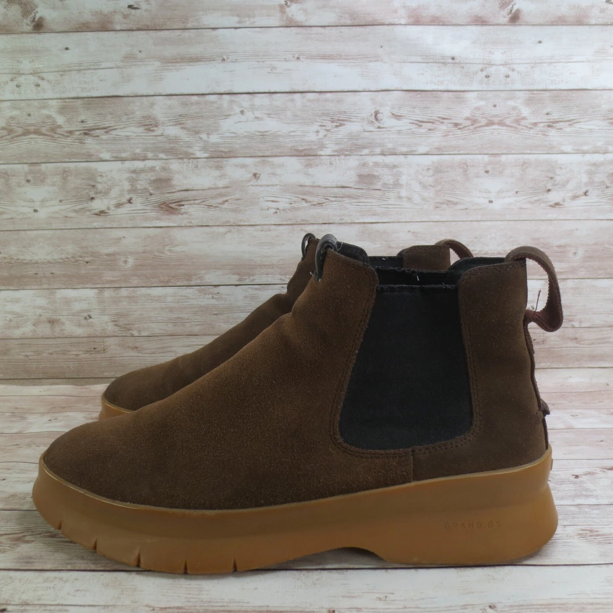 Cole Haan Grand.Os Brown Boots for Men for sale | eBay display picture 3