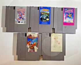 NES Lot: Karnov, Rad Racer, Heavy Shreddin, Al Unser Jr Racing, Blades of Steel