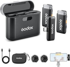 Wireless Lavalier Microphone For Android/usb C, 8h Battery Life, Dual Channel