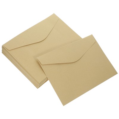  50 Pcs Retro -Grußkartenumschlag Envelope Kleine Briefumschläge Student