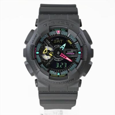 CASIO G-SHOCK GA-110MF-1AJF Black Multi Fluorescent Series CASIO G-SHOCK GA-110MF-1AJF Black Multi Fluorescent Series