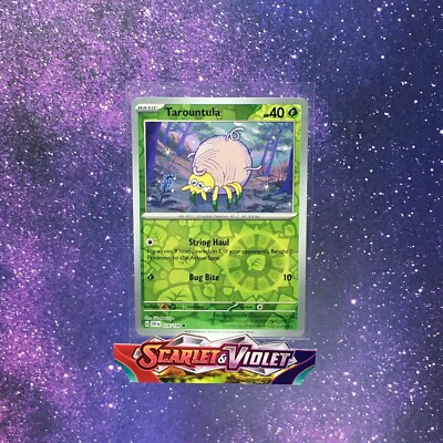 Tarountula 016/198 Reverse Holo Scarlet & Violet Pokemon TCG Card Mint/NM New