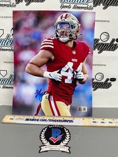 KYLE JUSZCZYK 49ERS SIGNED AUTOGRAPHED 8x10 FOOTBALL PHOTOGRAPH BECKETT BAS COA