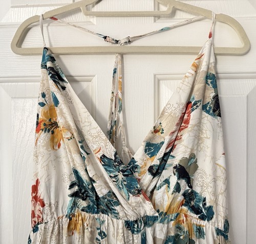 prendisole donna maurices taglia XL scollo a V multicolore floreale senza maniche - Foto 3 di 18