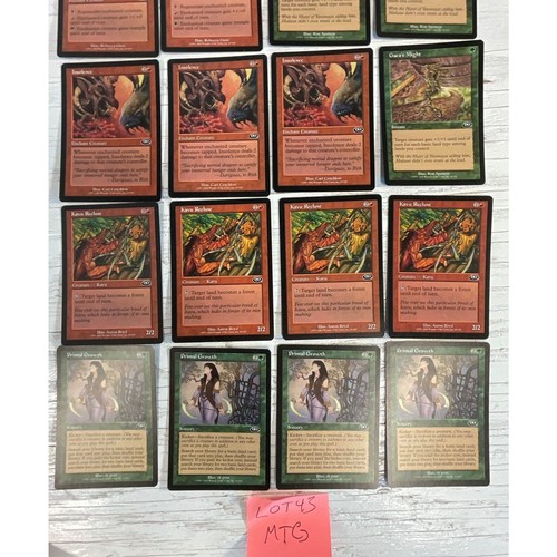 MTG Magic The Gathering 20 Card Lot Kavu Recluse, Primal Growth, Mire Kavu - Picture 3 of 6