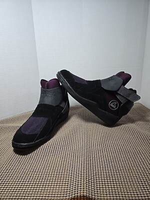 Metroblade Rollerblade Womens Sz 7.5 Boots Insert Shoes Hi-Tops Purple Black