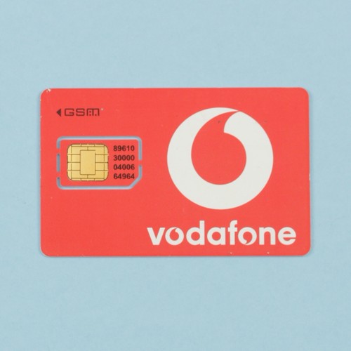 Vintage Vodafone Full-Size GSM Mobile SIM Card (Collectable Only)