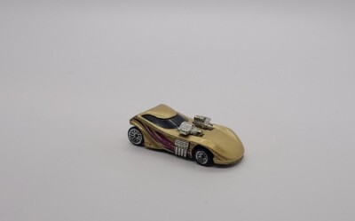 Vtg 1993 HOT WHEELS 1/64 Diecast Gold MI Car-Malaysia